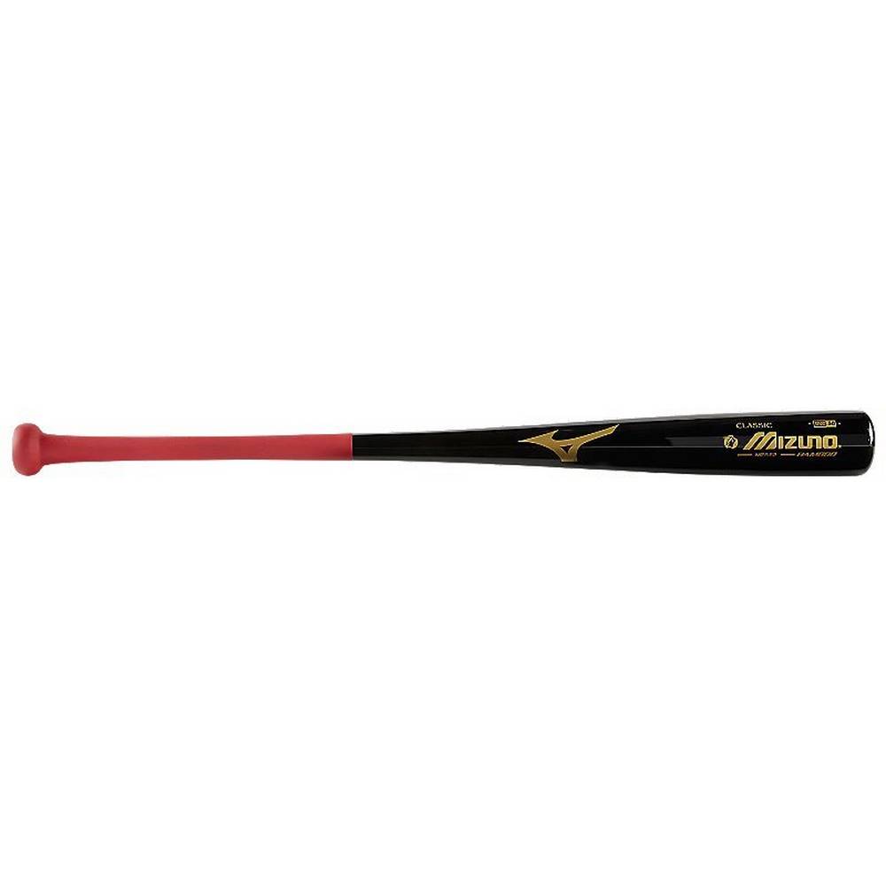 Mizuno Men's MZB 62 Bamboo Classic Wood Baseball Bat Black/Pink (340466-BUI)